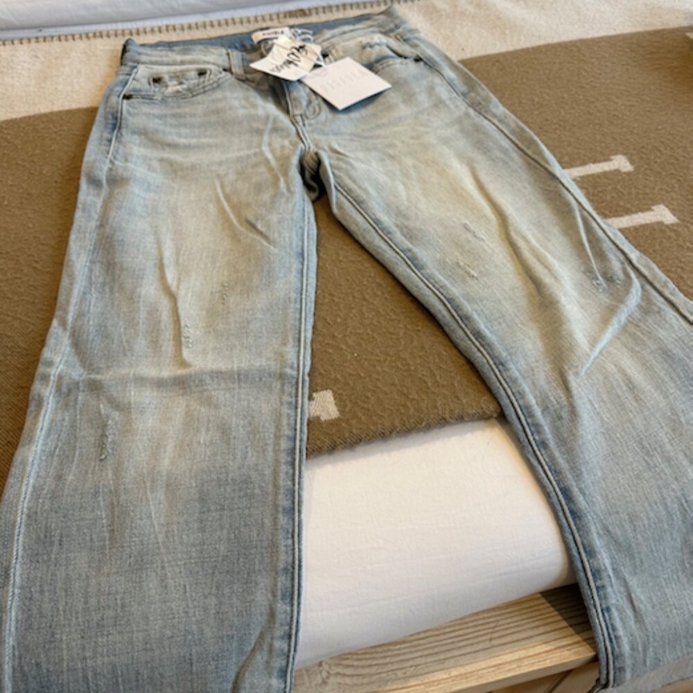 Pistola Brand New, Tags On Straight Leg Light Washed Jeans